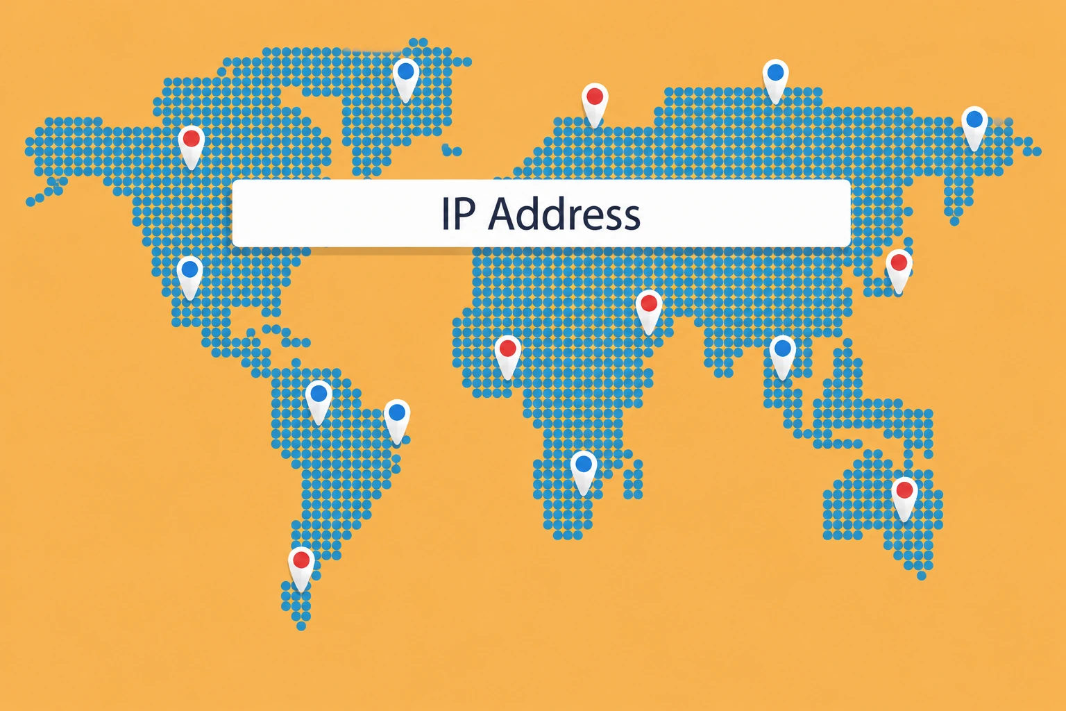 Diagram showing how a public IP address connects a home router to the wider internet